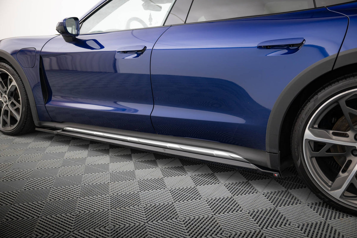 Maxton Design Side Splitters, Porsche Taycan Cross Turismo 4S