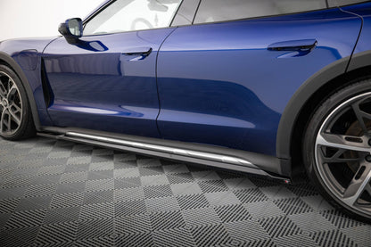 Maxton Design Side Splitters, Porsche Taycan Cross Turismo 4S