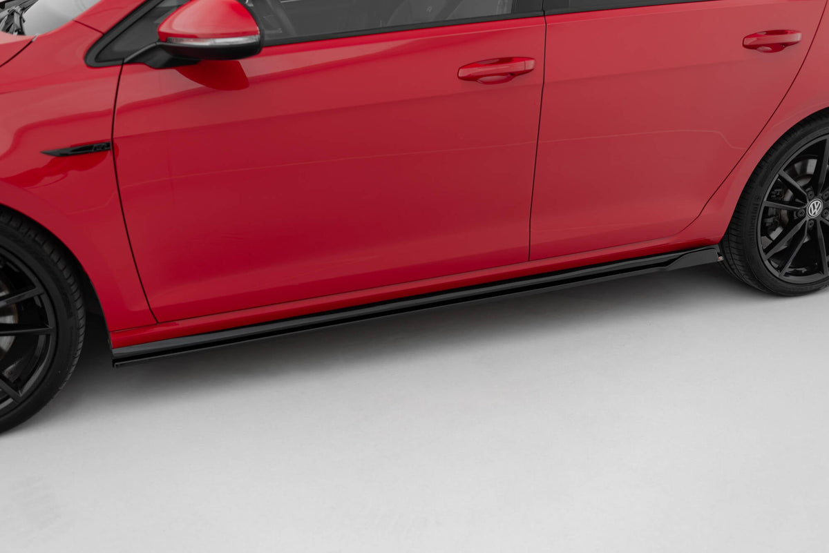 Maxton Design Side Skirts, Volkswagen Golf R / R-Line Mk7.5