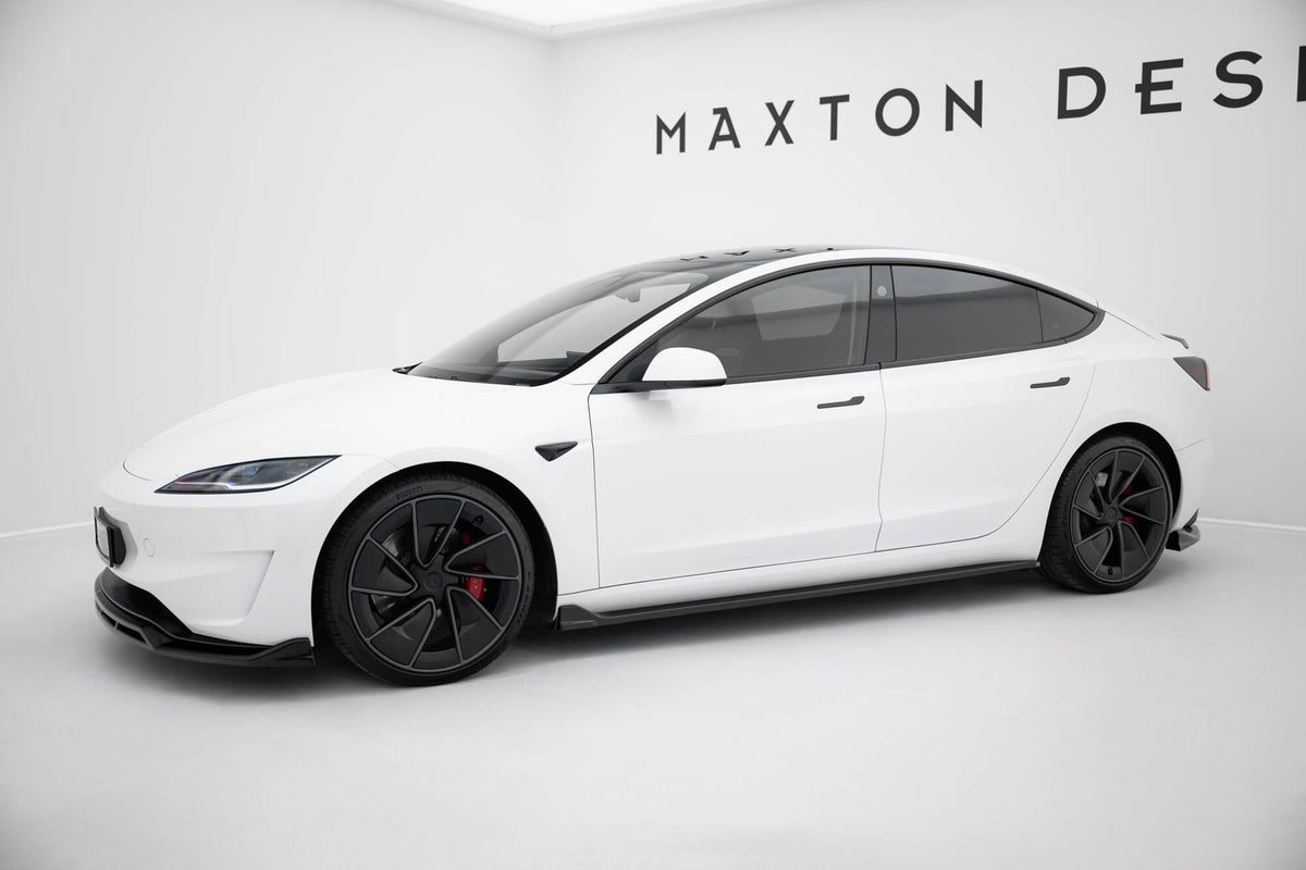 Maxton Design Side Splitters V.3, Tesla Model 3 Performance Mk1 Facelift