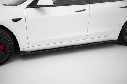 Maxton Design Side Splitters V.3, Tesla Model 3 Performance Mk1 Facelift