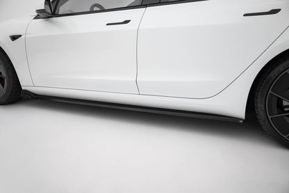 Maxton Design Side Splitters V.3, Tesla Model 3 Performance Mk1 Facelift