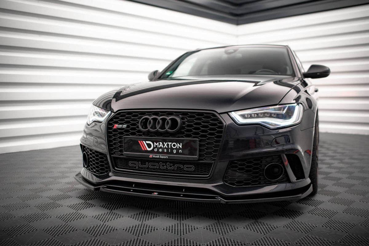 Maxton Design Front Splitter, Audi A6 RS6-look C7 / C7 facelift
