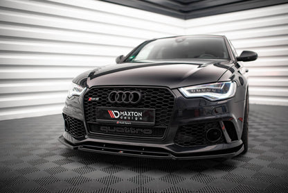 Maxton Design Front Splitter, Audi A6 RS6-look C7 / C7 facelift