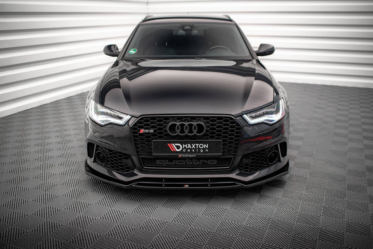 Maxton Design Front Splitter, Audi A6 RS6-look C7 / C7 facelift