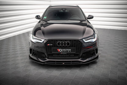 Maxton Design Front Splitter, Audi A6 RS6-look C7 / C7 facelift