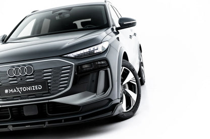 Maxton Design Front Splitter, Audi Q6 e-tron Standard / S-Line / SQ6 e-tron SUV / Sportback Mk1