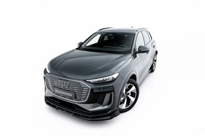 Maxton Design Front Splitter, Audi Q6 e-tron Standard / S-Line / SQ6 e-tron SUV / Sportback Mk1