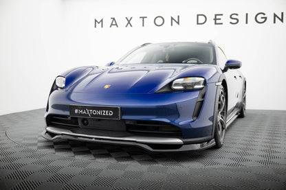 Maxton Design Front Splitter, Porsche Taycan Cross Turismo 4S