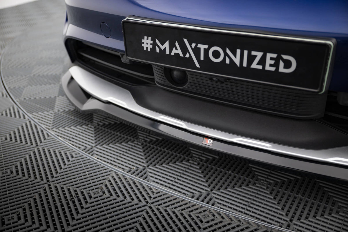 Maxton Design Front Splitter, Porsche Taycan Cross Turismo 4S
