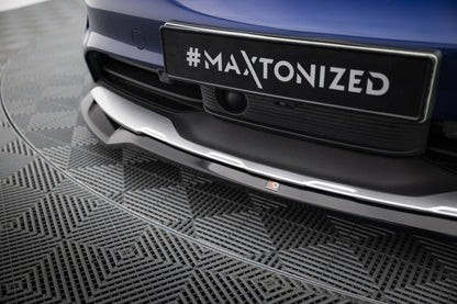Maxton Design Front Splitter, Porsche Taycan Cross Turismo 4S