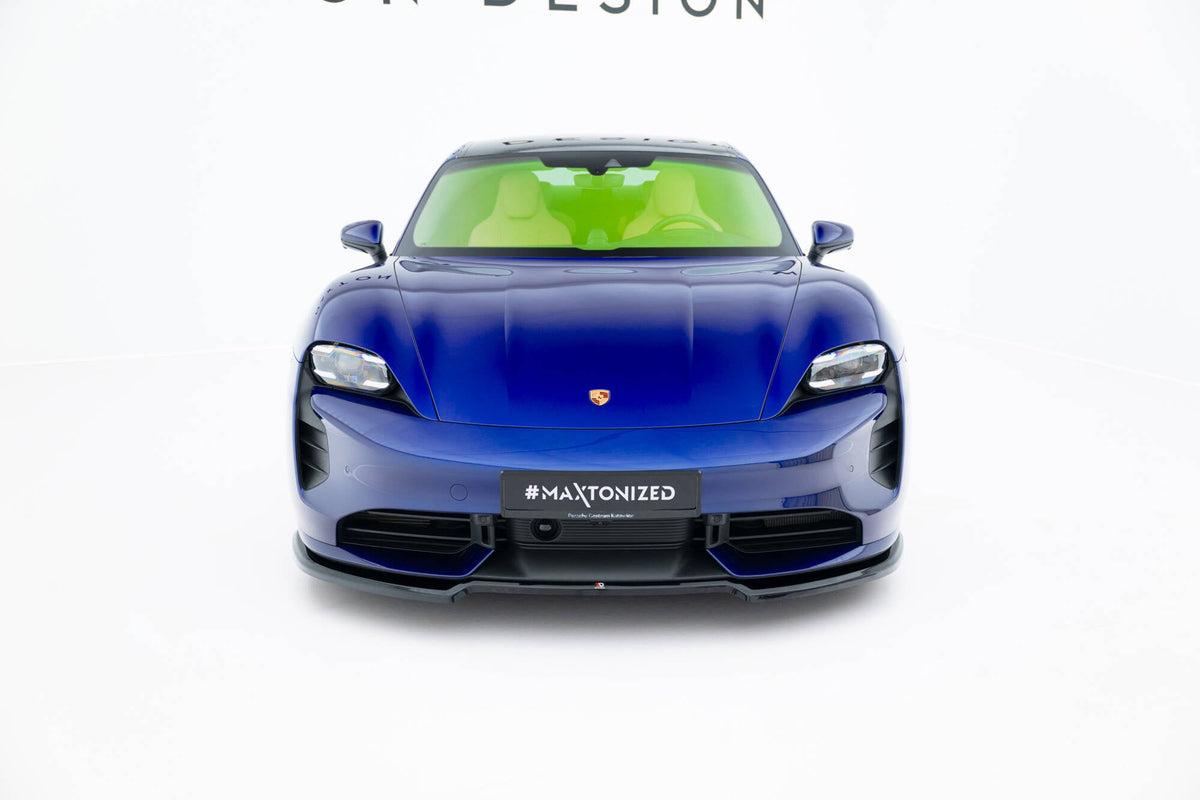 Maxton Design Front Splitter, Porsche Taycan Turbo S Mk1