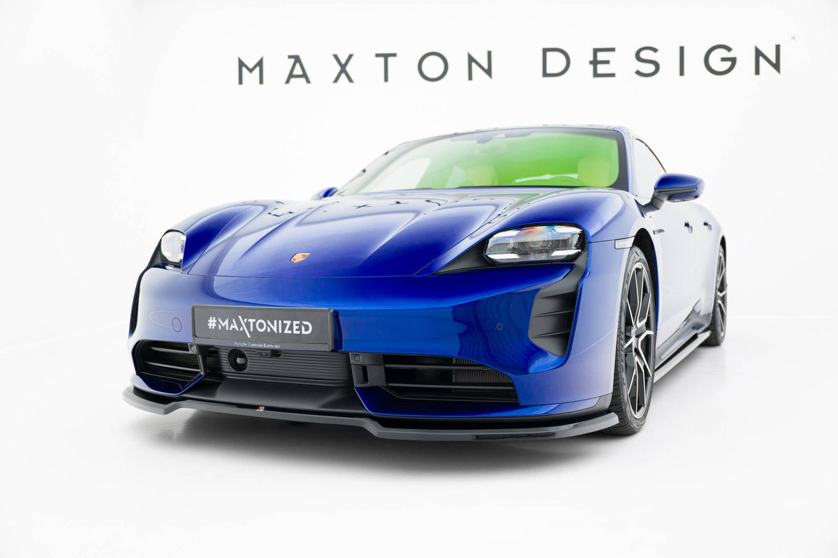 Maxton Design Front Splitter, Porsche Taycan Turbo S Mk1