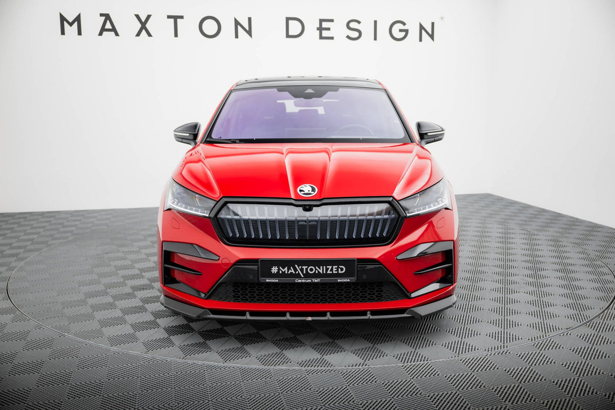 Maxton Design Front Splitter, Skoda Enyaq Coupe iV RS