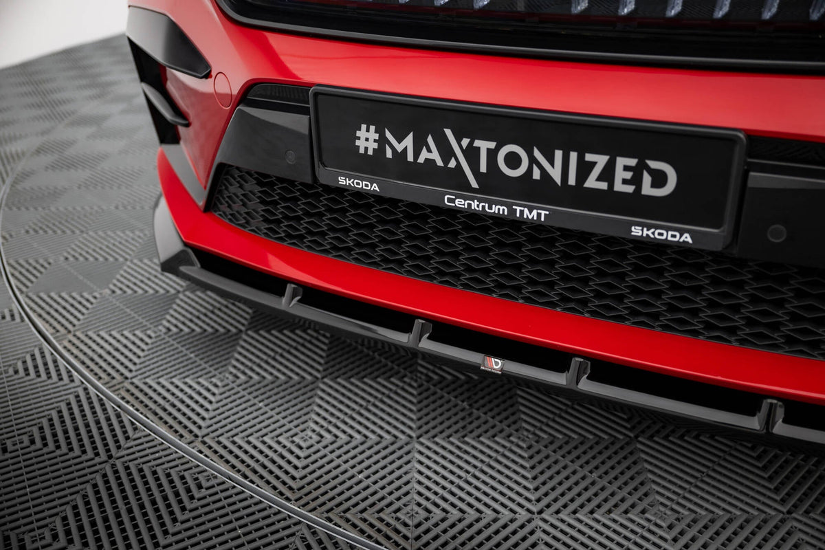 Maxton Design Front Splitter, Skoda Enyaq Coupe iV RS