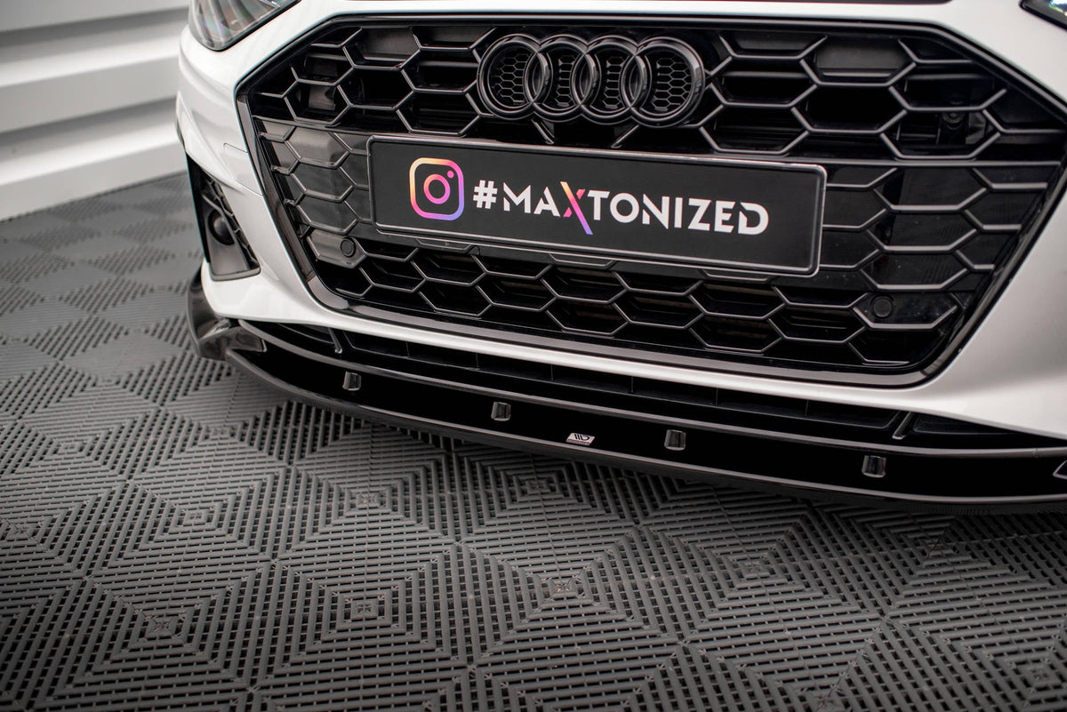 Maxton Design Front Splitter, Audi A4 S-line / S4 B9 facelift