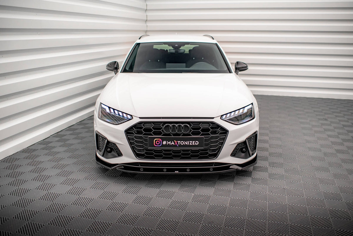 Maxton Design Front Splitter, Audi A4 S-line / S4 B9 facelift