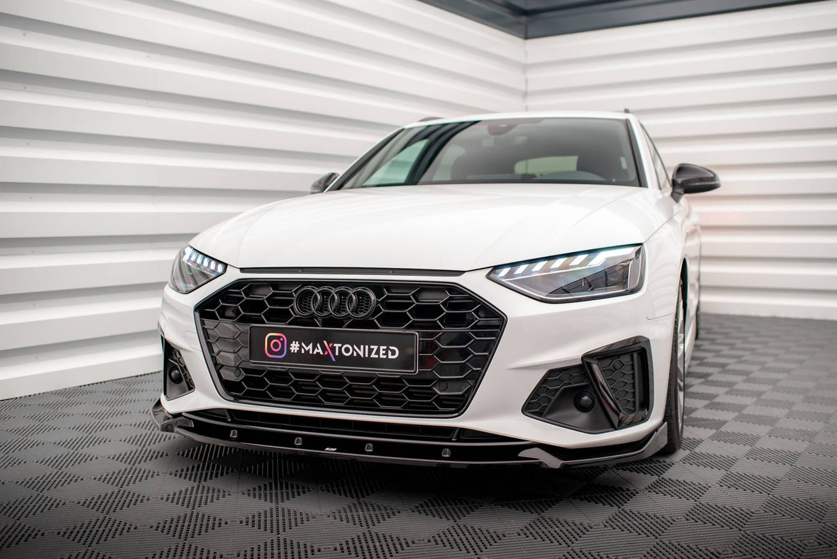 Maxton Design Front Splitter, Audi A4 S-line / S4 B9 facelift