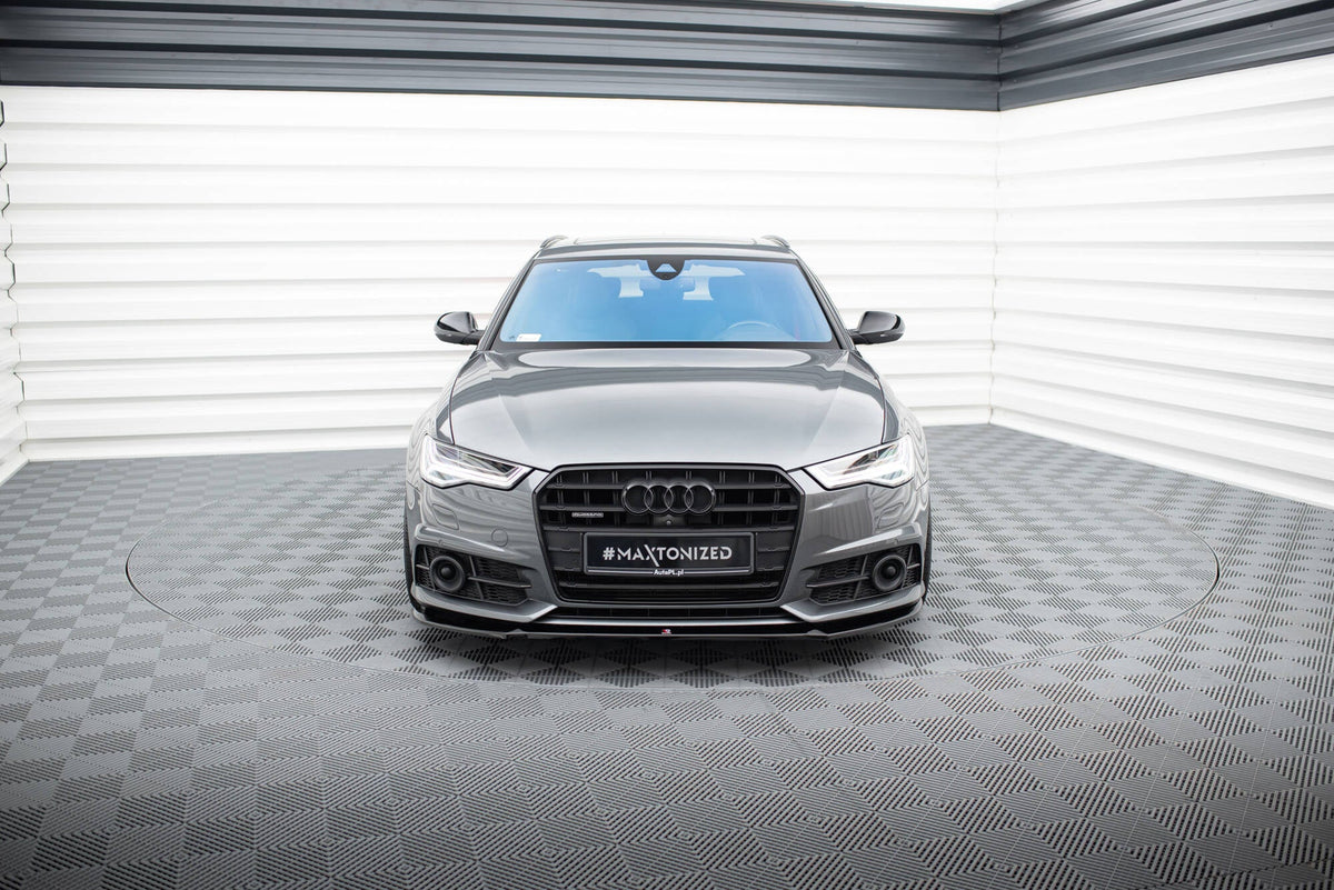 Maxton Design Front Splitter, Audi A6 / A6 S-line / S6 C7 facelift