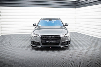Maxton Design Front Splitter, Audi A6 / A6 S-line / S6 C7 facelift
