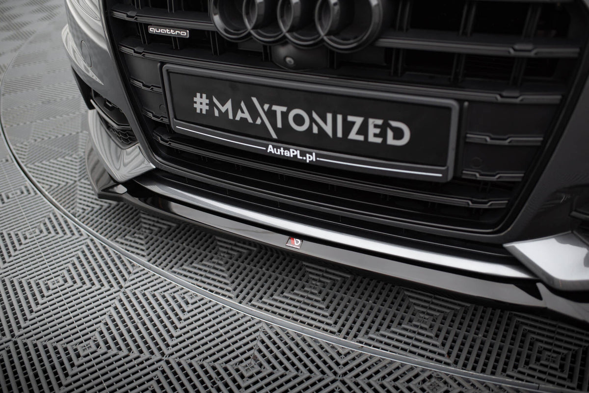Maxton Design Front Splitter, Audi A6 / A6 S-line / S6 C7 facelift