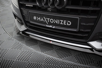 Maxton Design Front Splitter, Audi A6 / A6 S-line / S6 C7 facelift