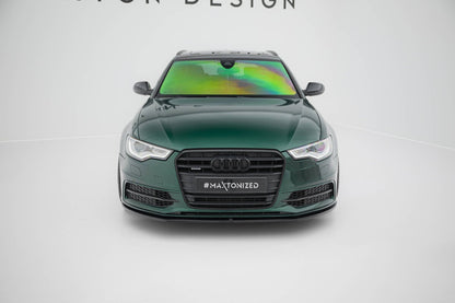 Maxton Design Front Splitter, Audi A6 S-line / S6 C7