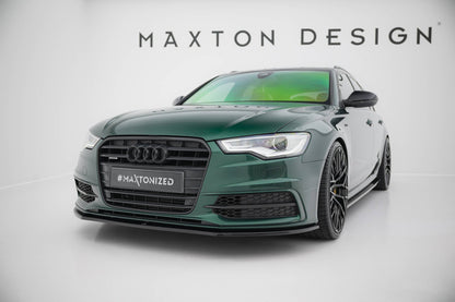 Maxton Design Front Splitter, Audi A6 S-line / S6 C7