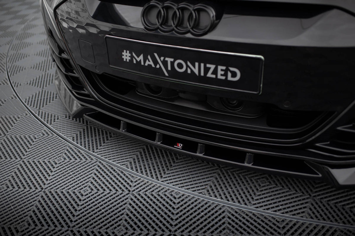 Maxton Design Front Splitter V.1, Audi e-Tron GT / RS GT Mk1