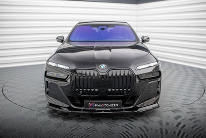 Maxton Design Front Splitter V.1, BMW 7 M-Pack / M760e / i7 M-Pack G70