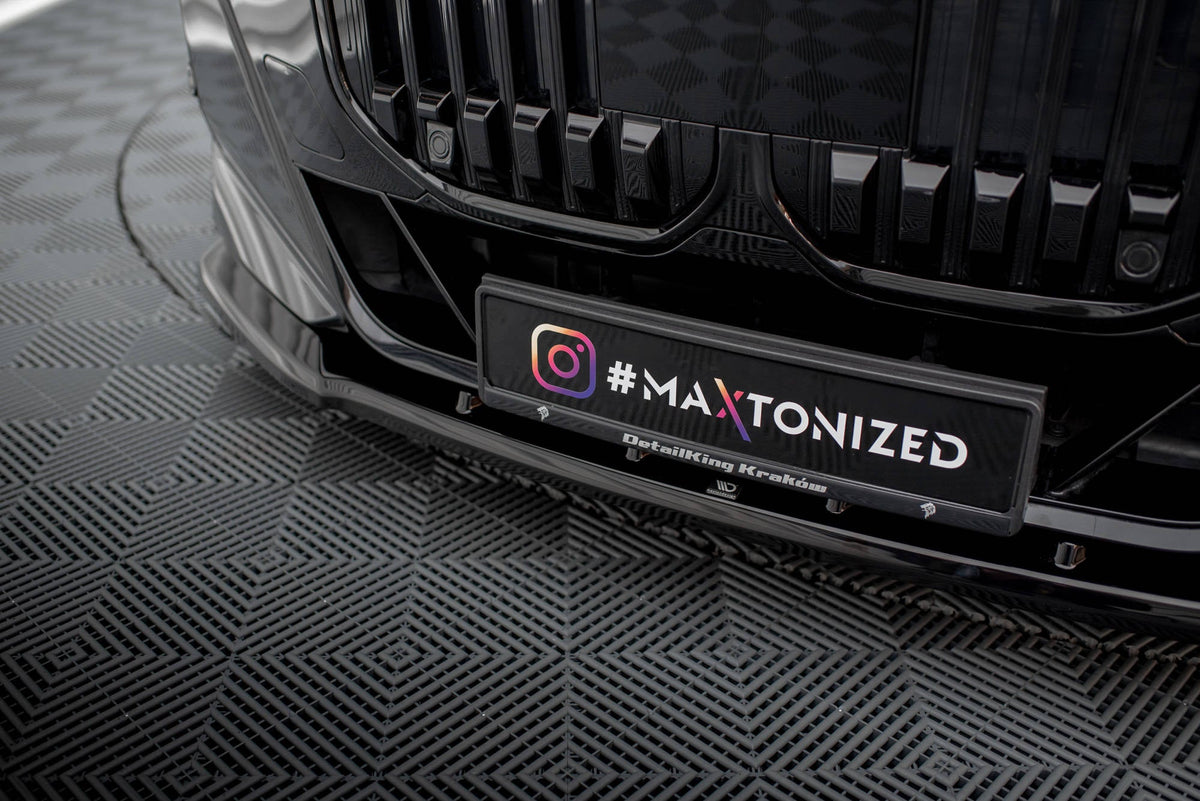 Maxton Design Front Splitter V.1, BMW 7 M-Pack / M760e / i7 M-Pack G70
