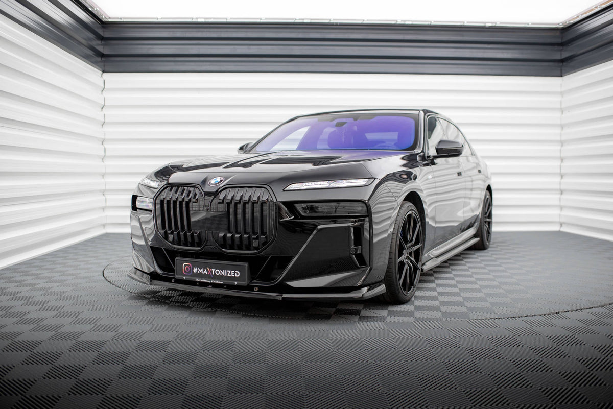 Maxton Design Front Splitter V.1, BMW 7 M-Pack / M760e / i7 M-Pack G70