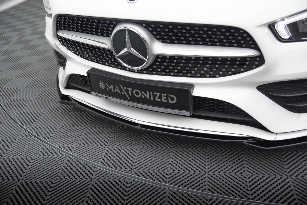 Maxton Design Front Splitter, Mercedes-Benz CLA AMG Line C118 / X118