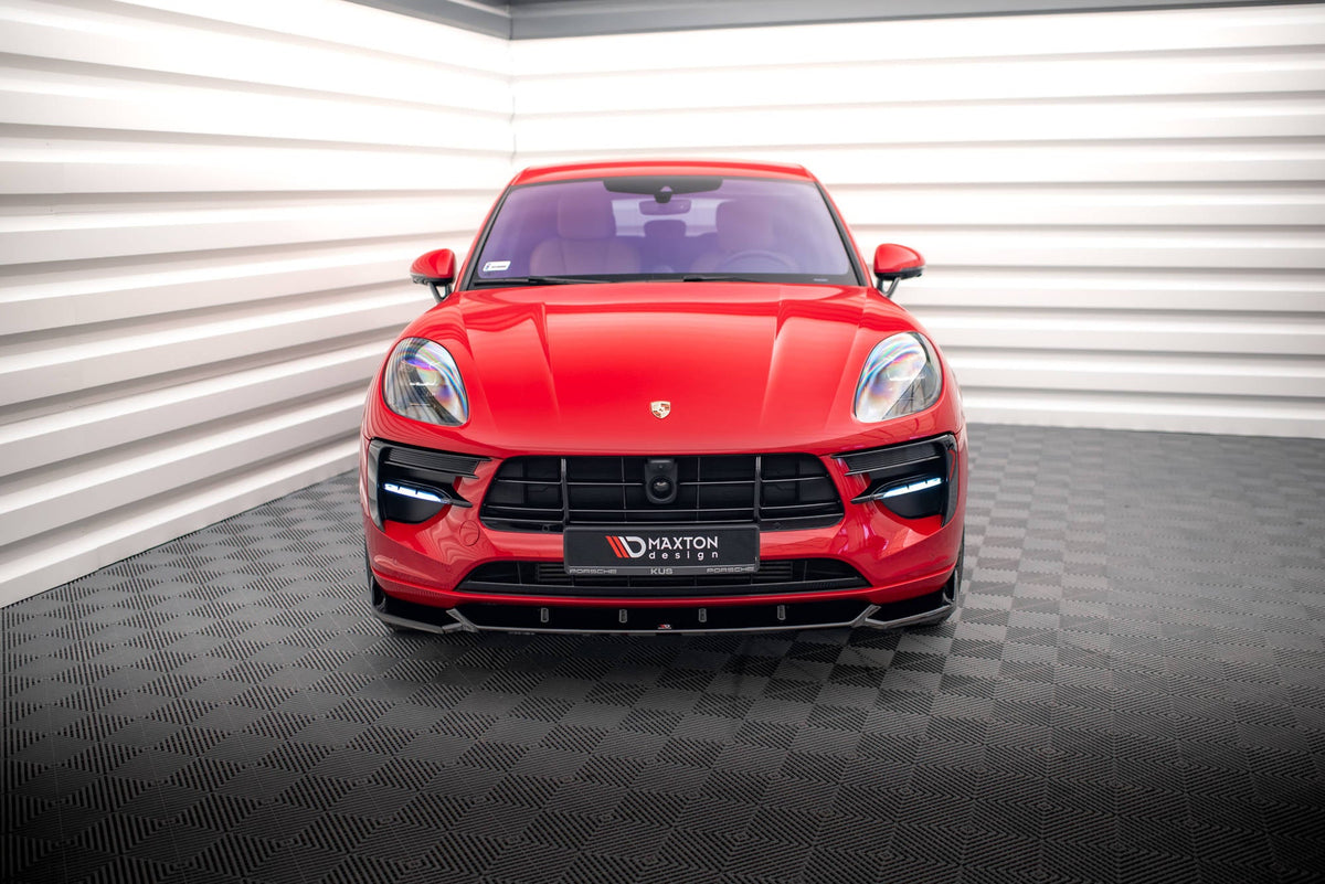 Maxton Design Front Splitter, Porsche Macan GTS / Sport Design 95B facelift