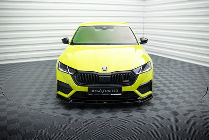 Maxton Design Front Splitter, Skoda Octavia RS Mk4