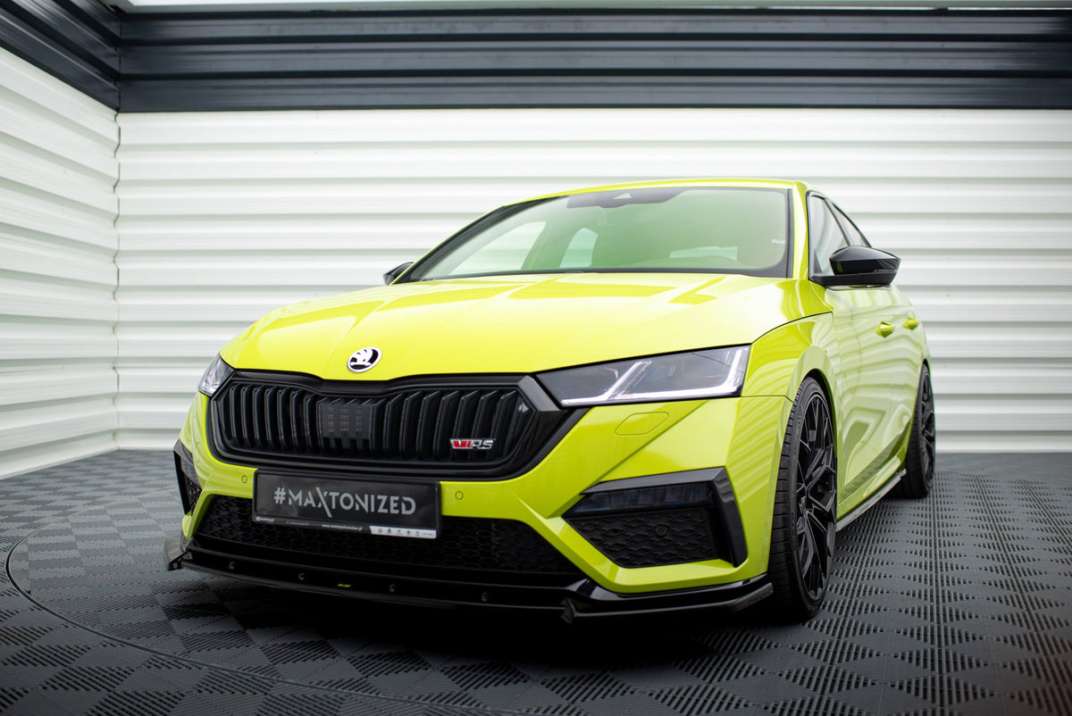 Maxton Design Front Splitter, Skoda Octavia RS Mk4