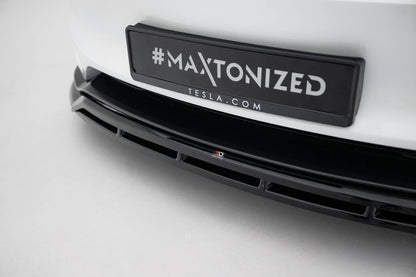 Maxton Design Front Splitter V.1, Tesla Model 3 Performance Mk1 Facelift