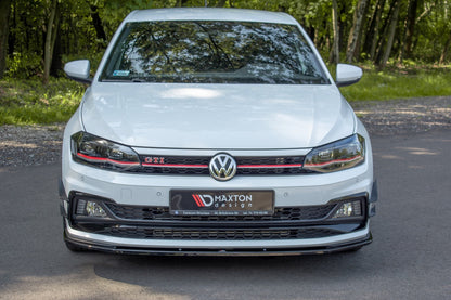 Maxton Design Front Splitter, Volkswagen Polo GTI Mk6 (AW)