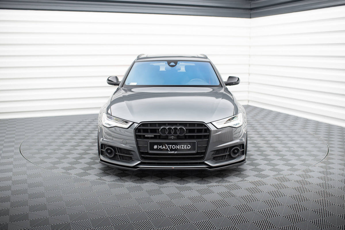 Maxton Design Front Splitter, Audi A6 / A6 S-line / S6 C7 facelift