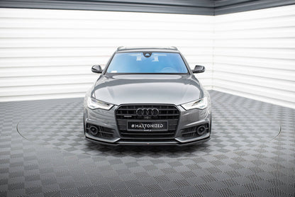 Maxton Design Front Splitter, Audi A6 / A6 S-line / S6 C7 facelift