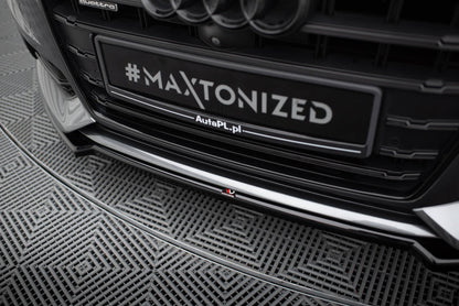 Maxton Design Front Splitter, Audi A6 / A6 S-line / S6 C7 facelift