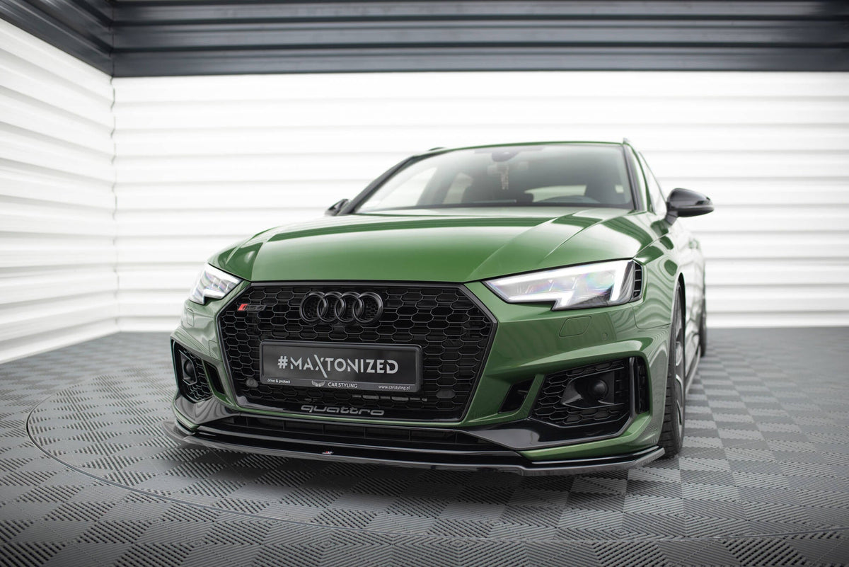 Maxton Design Front Splitter V.2, Audi RS4 B9