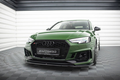 Maxton Design Front Splitter V.2, Audi RS4 B9