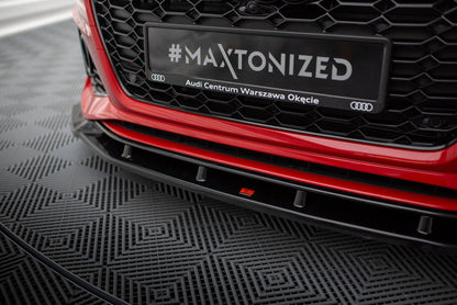 Maxton Design Front Splitter V.2, Audi RS4 B9 Facelift