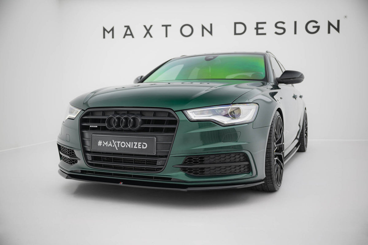 Maxton Design Front Splitter, Audi A6 S-line / S6 C7