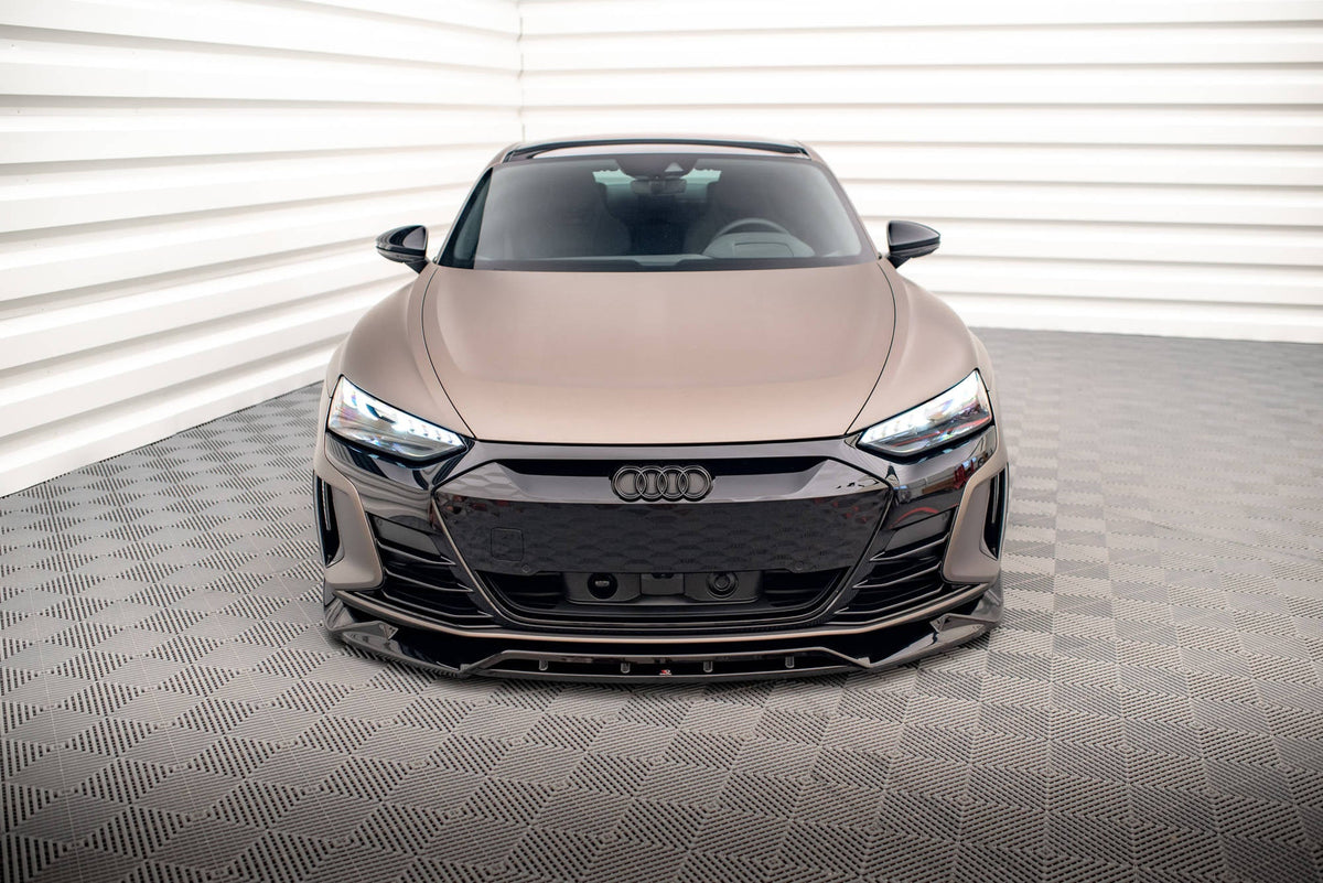 Maxton Design Front Splitter V.2, Audi e-Tron GT / RS GT Mk1