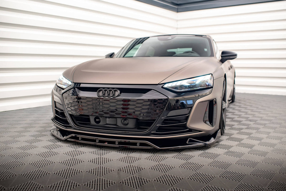 Maxton Design Front Splitter V.2, Audi e-Tron GT / RS GT Mk1