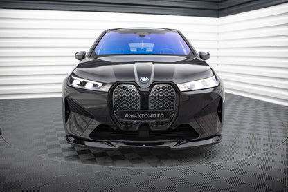 Maxton Design Front Splitter V.2, BMW iX M-Pack i20