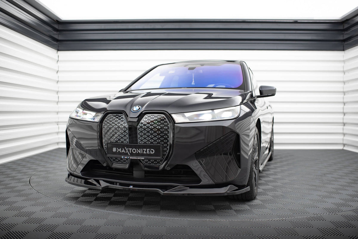 Maxton Design Front Splitter V.2, BMW iX M-Pack i20