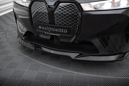 Maxton Design Front Splitter V.2, BMW iX M-Pack i20